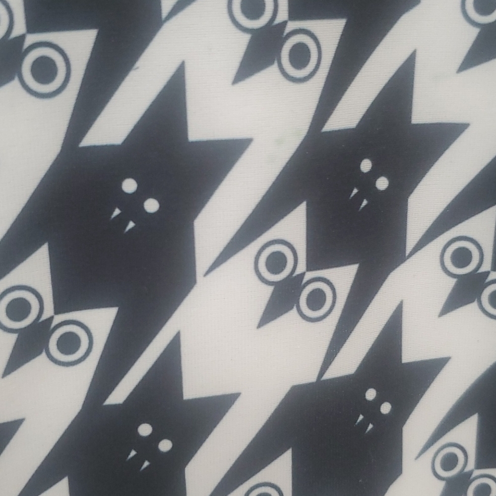 Blackmilk Houndstooth Owl Bat Pencil Skirt - Picture 2 of 4